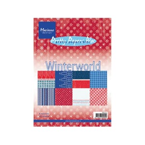 Pretty Papers bloc - Winterworld - 14,8 x 21 cm