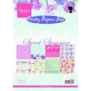 Pretty Papers bloc - Sweet summer - 14,8 x 21 cm