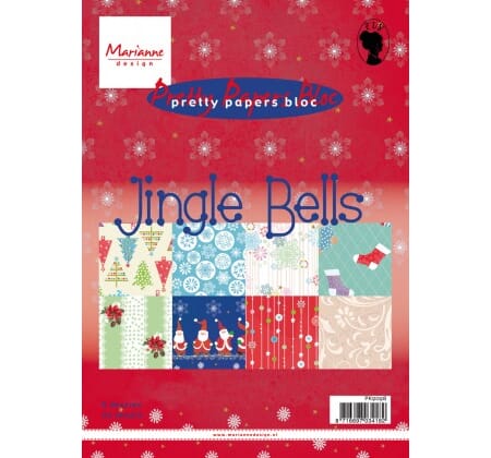 Pretty Papers bloc - Jingle Bells - 14,8 x 21 cm