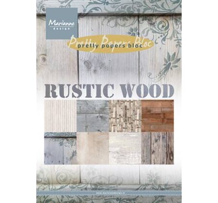Pretty Papers bloc - Rustic Wood - 14,8 x 21 cm
