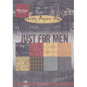 Pretty Papers bloc - Just for men - 14,8 x 21 cm