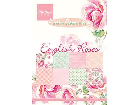 Pretty Papers Bloc - English Roses - 14,8 x 21 cm