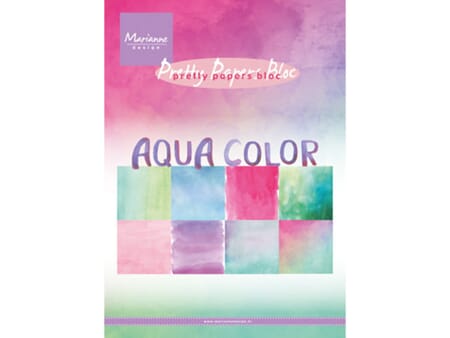 Pretty Papers Bloc - Aqua Color - 14,8 x 21 cm