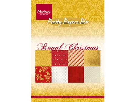 Pretty Papers Bloc - Royal Christmas - 14,8 x 21 cm