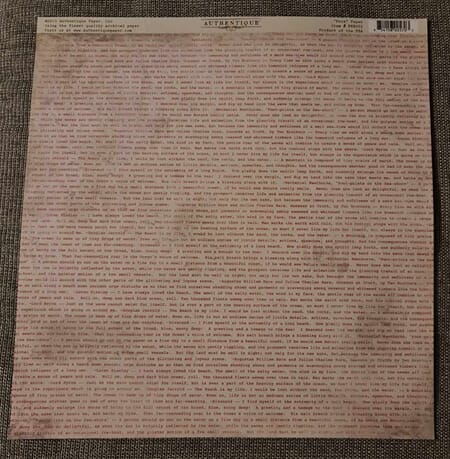 Authentique - Nostalgic Pure - 12" x 12" - Ensidig
