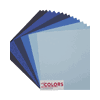cardstock blue tones 2