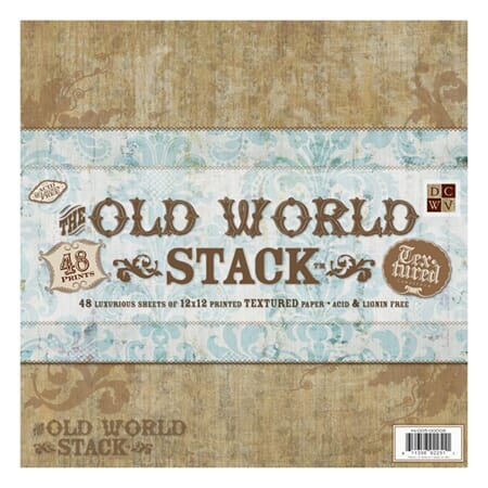 Premium Stacks - The Old World - 48 Textured cardstock