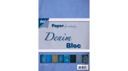 Joy Crafts - Denim Block - 14,8 x 21 cm