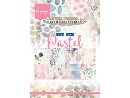 Pretty Papers bloc - Mixed Media Pastels - 32 ark
