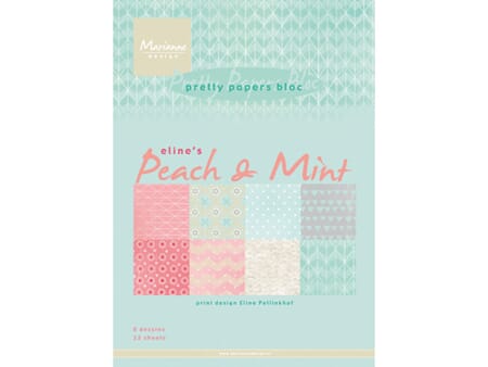 Pretty Papers bloc - Peach & Mint