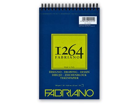 Fabriano 1264 Drawing - 180 g - A4 spiral - 50 ark