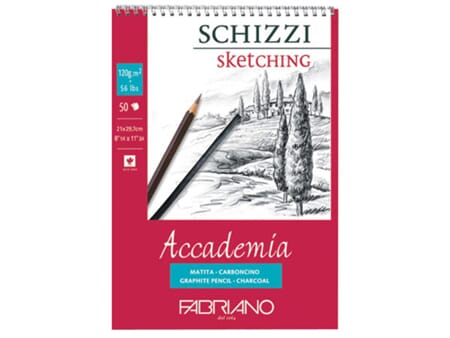 Fabriano Accademia Sketching - A4 - spiral - 50 ark