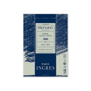 Fabriano Ingres papir - hvitt - A4 - 90g/ 100 ark