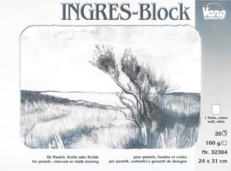 Vang Ingressblokk hvit - 24x31 - 100g/ 20 ark