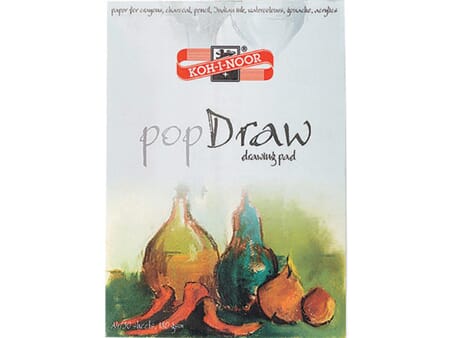 Koh-i-Noor Pop Draw tegneblokk - A4 - 180 g - 30 ark