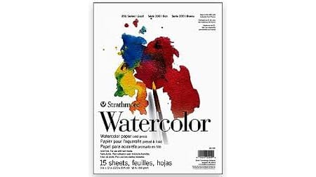 Strathmore Watercolor -  22,9 x 30,5 cm - 190 g/m - 15 ark