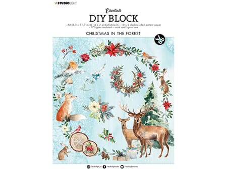 DIY Block - Christmas in the Forrest