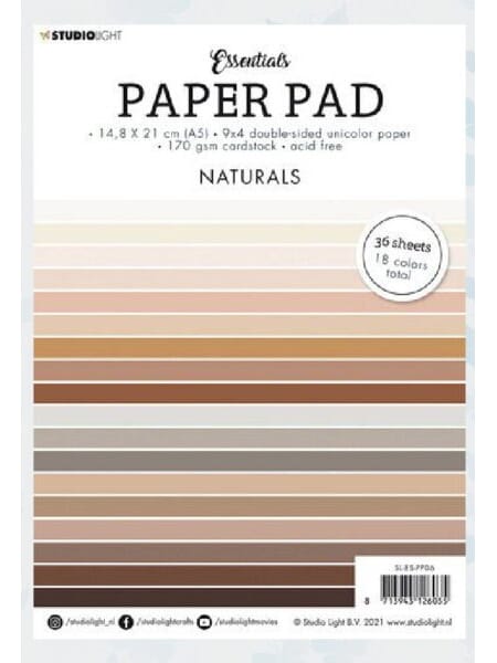 Studio Light Essentials Paper Pad - Unicolor Naturals