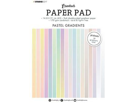 Paper Pad A5 - Pastel Gradients