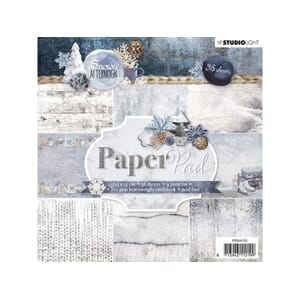 StudioLight Paper Pad -  Snowy Afternoon 125 - 15x15