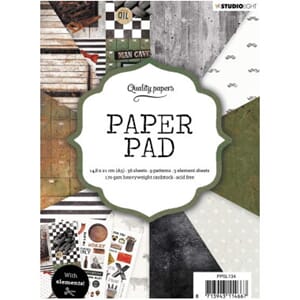 StudioLight Paper Pad - Men - A5 -170g/ 36 ark