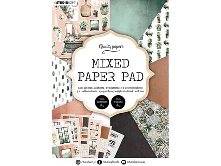 Studio Light Mixed Paper Pad - Essentials 157
