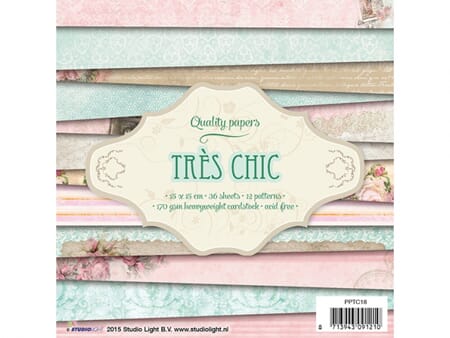 StudioLight Paper Pad - 15x15 - Tres Chic nr 18