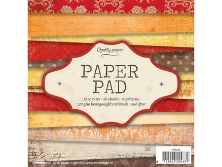 StudioLight Paper Pad - 15x15 - nr 25