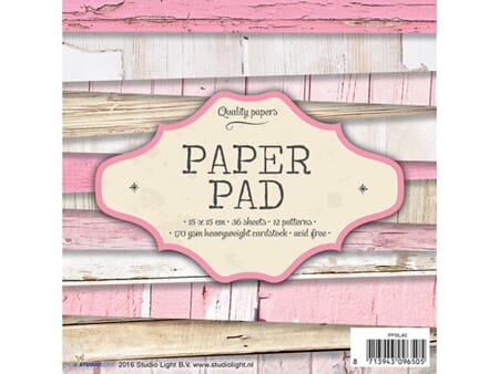 StudioLight Paper Pad - 15x15 - nr 40