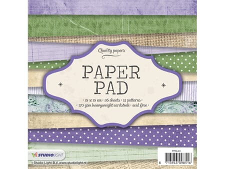 StudioLight Paper Pad - 15x15 - nr 44