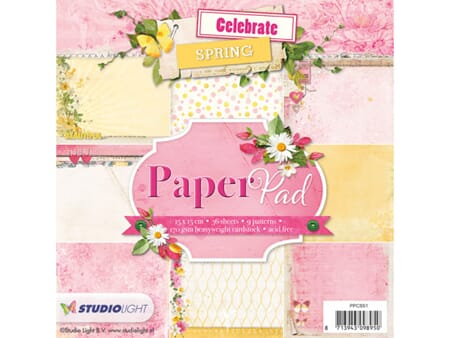 StudioLight Paper Pad - Celebrate Spring 51 - 15x15