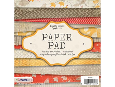 Studiolight Paper Pad - 15x15 - No 70