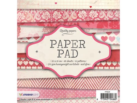 StudioLight Paper Pad - 15 x 15 - nr 80