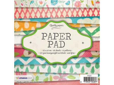 StudioLight Paper Pad - 15 x 15 - nr 81