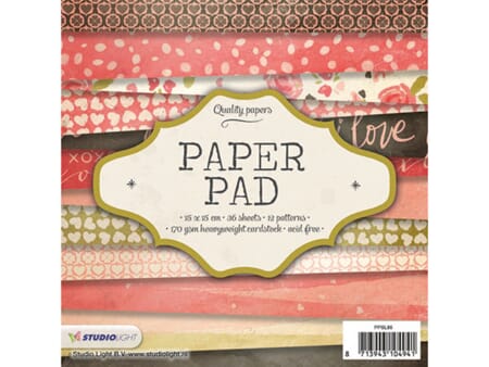 StudioLight Paper Pad - 15 x 15 - nr 86