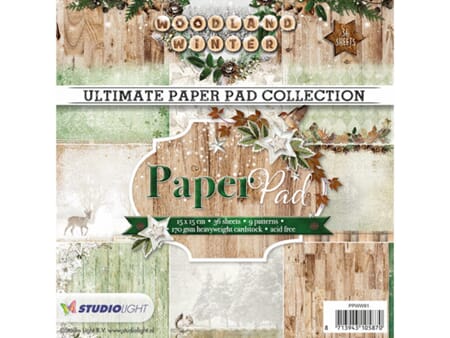 Ultimate Paper Pad Collection - Woodland Winter 91 - 15x15