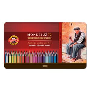 Koh-i-Noor Mondeluz Akvarellblyant - 72 stk