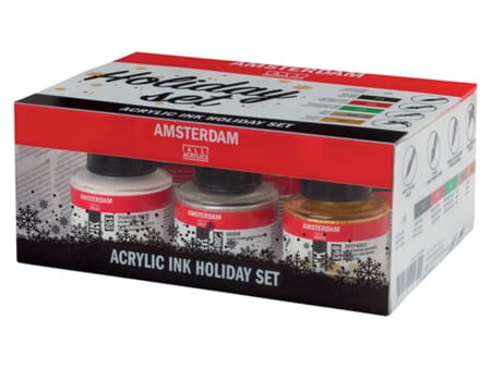 Amsterdam Ink set - Holiday edition - 6 x 30 ml