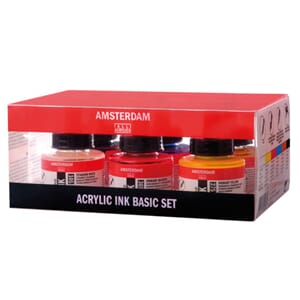 Amsterdam Ink 30 ml - sett med  farger