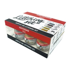 Amsterdam Ink 30 ml - Lettering - 6 farger