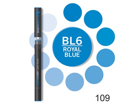 Chameleon Marker Pen - 108 royal blue BL6