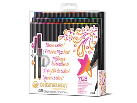 Chameleon Fineliners - 48 stk - Brilliant Color set