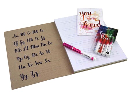 Brush Lettering - A4 - 5x10 ark