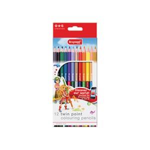 Bruynzeel Twin Point Colouring Pencils - 12stk