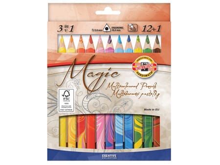 Koh-I-Noor Magic Multicolour - Sett med 12+1