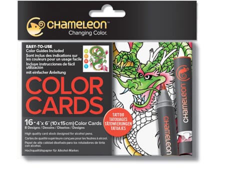 Chameleon Color Cards - Tattoo - fargeleggingskort