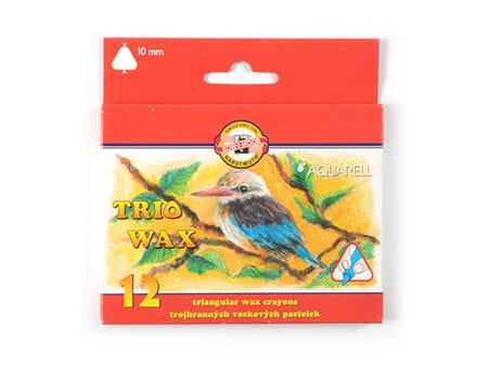 Trio Wax Aquarelle - 10 mm - 12 stk