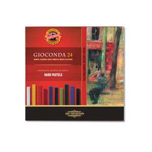 Gioconda Hard Pastels 8114 - 24 farger - Firkantet