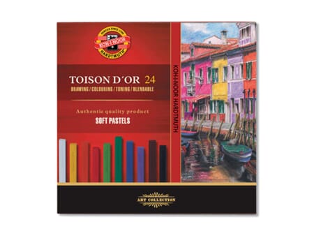 Koh-i-Noor Soft Pastels - Firkantet 8584 - 24 stk