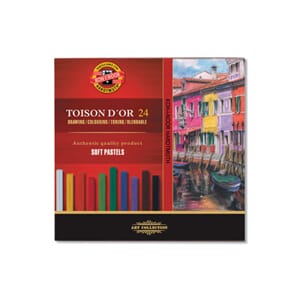 Koh-i-Noor Soft Pastels - Firkantet 8584 - 24 stk